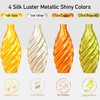 OEM MIKA3D Silk Shiny PLA Filament 4 Metallic Colors 3D