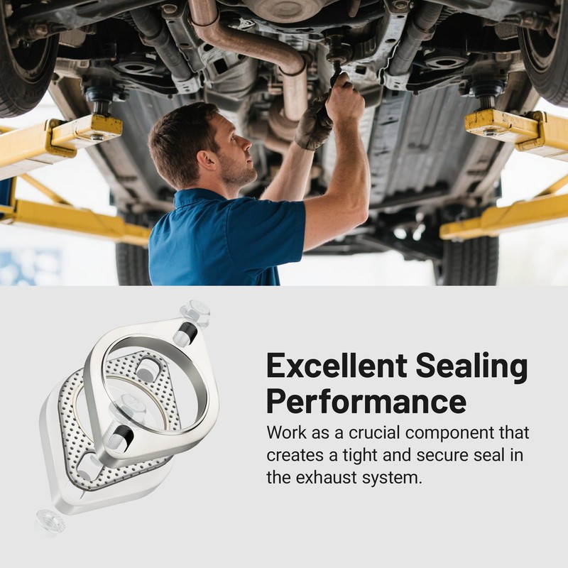 EVIL ENERGY 2.5 Inch 2 Bolt Exhaust Flange Connection Kit,