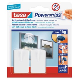 Powerstrips 58031-00128-01 tesa 4042448016898 Picture Hooks White Pack of 2