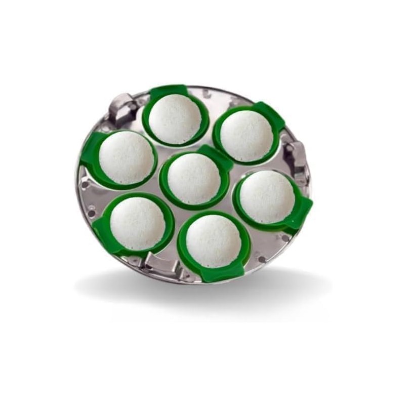 Original Silicone Idli Maker-Green(7pc)
