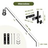 2 Packs Extended Fence Deck Heavy Duty Bird Feeder Hook,