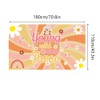 LOONELO Young Wild and Three Birthday Party Backdrop Banner with