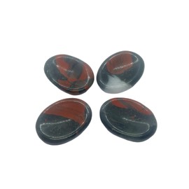 African Bloodstone Thumb Worry Stones Metaphysical Gemstone Crystal Healing Reiki Men Women Gift Feng Shui Positive Energy Love Wellness Palm Stones Wicca Powerful