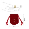 Ouri no Oshi Amulet Skin Protection Red Two People Miniature