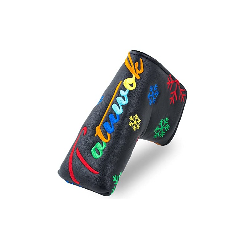 Snow Flower Golf Headcover Putter Cover Pin Mallet Fit Scotty