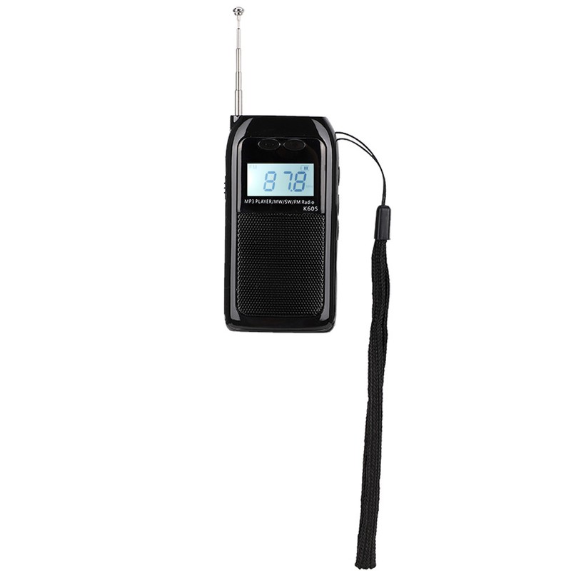 Mini FM Radio Pocket FM MW Radio Receiver Digital Tuning