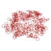 100pcs Paper Clips Prevent Slip Cute Candle Shaped Decorative Metal