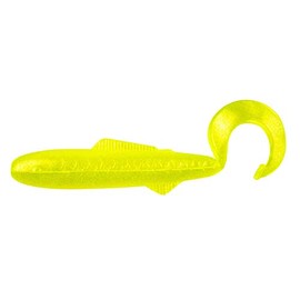 Bobby Garland Swimming Minnow Soft Plastic Crappie Fishing Lure, Fishing Gear and Accessories, 2", Pack of 15, Pearl Chartreuse