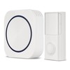 REV Wireless Doorbell Set Optical and Acoustic, 50 m, 90
