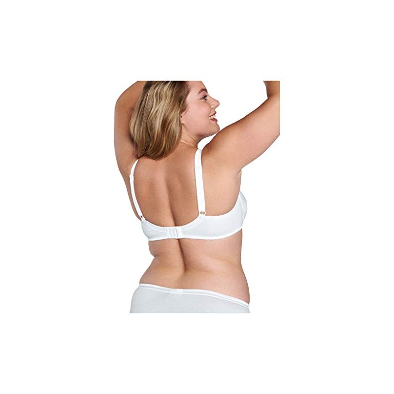Naturana Women's Soft Cup Everyday Bra 86545, White, 36C