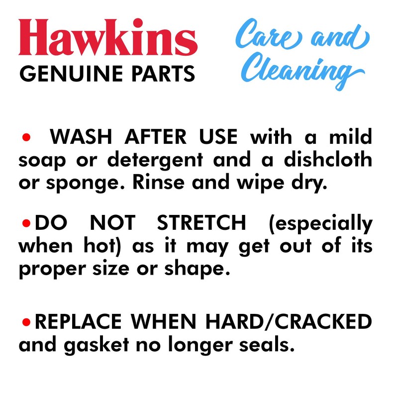 Hawkins Gasket Sealing Ring for Hawkins 18 L & 22