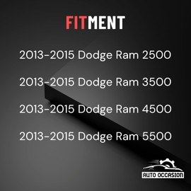 AUTO OCCASION Outlet Downstream NOx Sensor Nitric Oxide Sensor Compatible with Dodge Ram 2500 3500 4500 5500 6.7L Cummins Diesel 2013 2014 2015 Replace 68085740AB 5WK96730