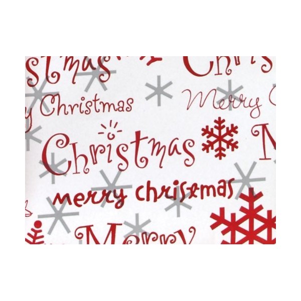 Pack Of 1, 24" x 85' Merry Christmas Script Gift