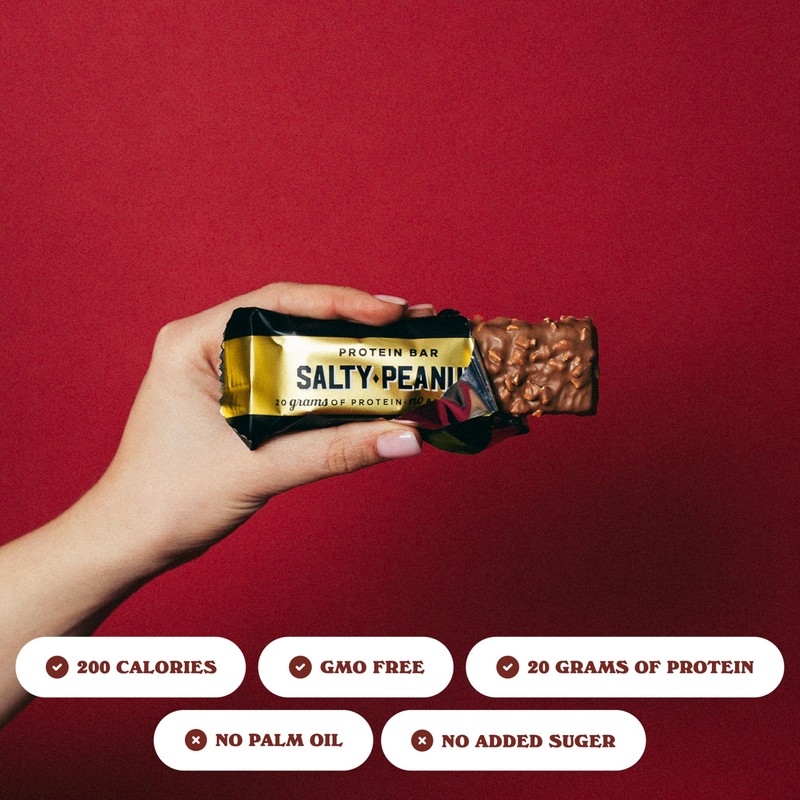 Barebells Protein Bars Salty Peanut - 12 Count, 20g High