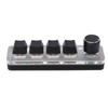 One Handed Mechanical Keyboard 4 Key with Adjustable RGB DIY