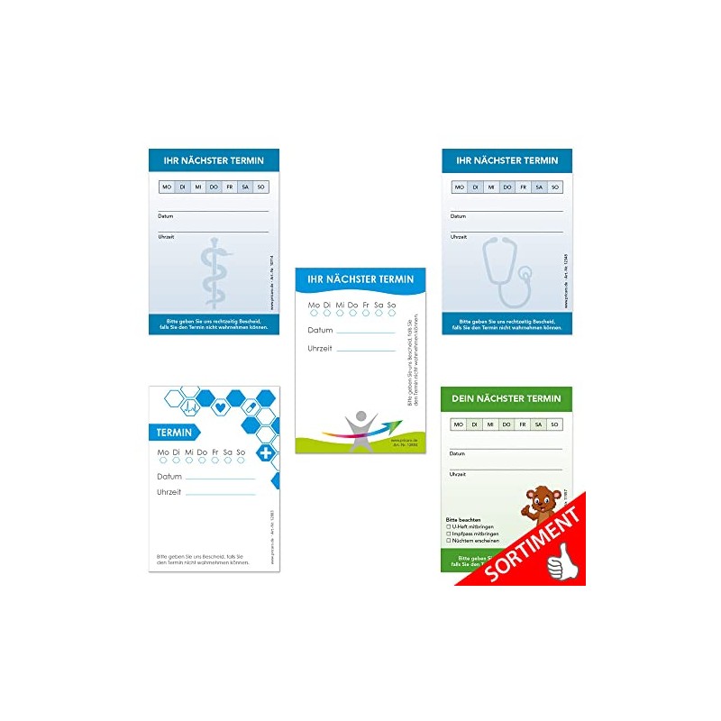 PRICARO Appointment Pad for Doctors and Medical Professionals (Pack of