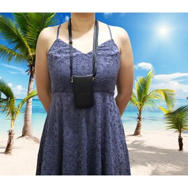 Carry Pouch with a Transparent Window and Pocket for Freestyle Libre 2 / Libre 3 / Libre 14 Day (All Models) (Black)