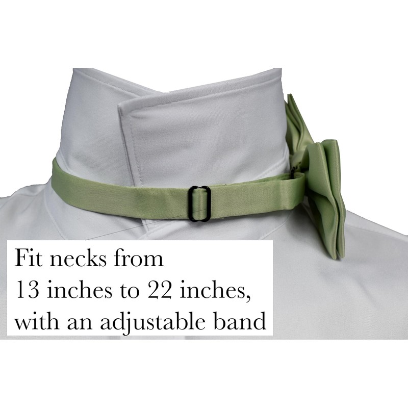 Dibi Mens Solid Color Formal Pre Tied Bow Ties -