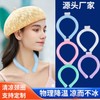 Cooling Neckband Ice Scarf & Neck Cooler 52 Free Size/Pure White 3ea