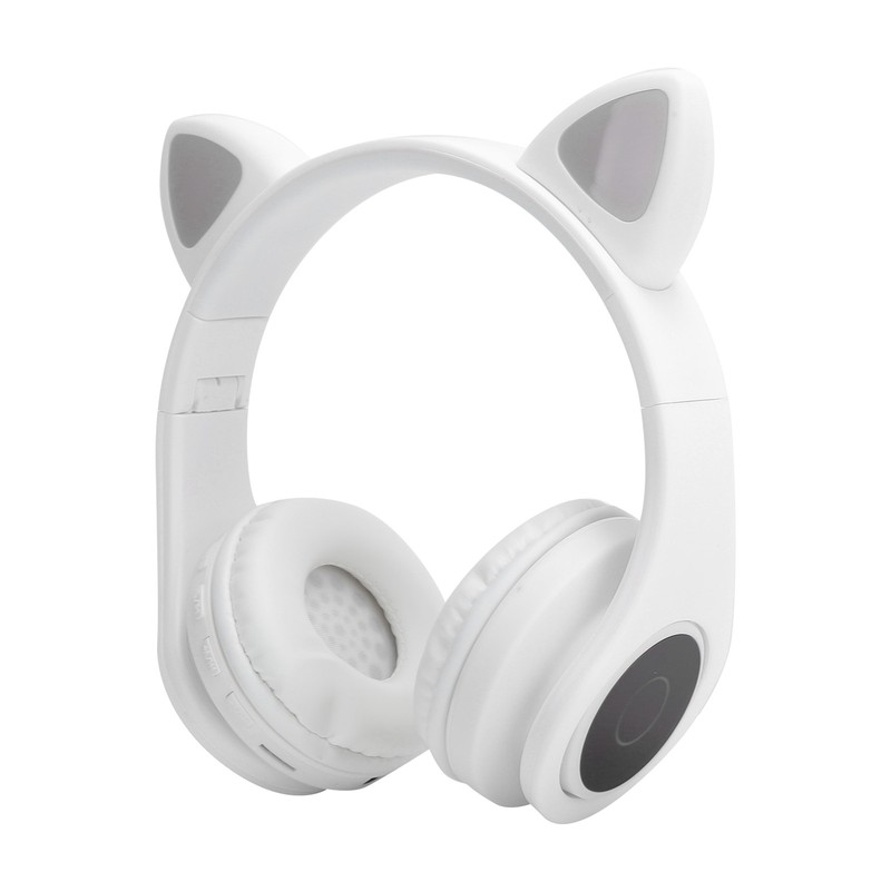 LED Noise Reduction Headset Cat Ear Shape Bluetooth 5.0 Headset
