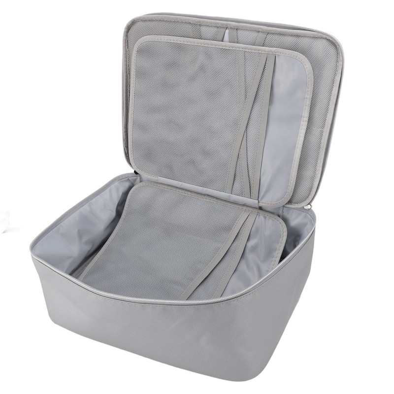 Fireproof Waterproof Document File Organizer Box Portable Home Travel Safe