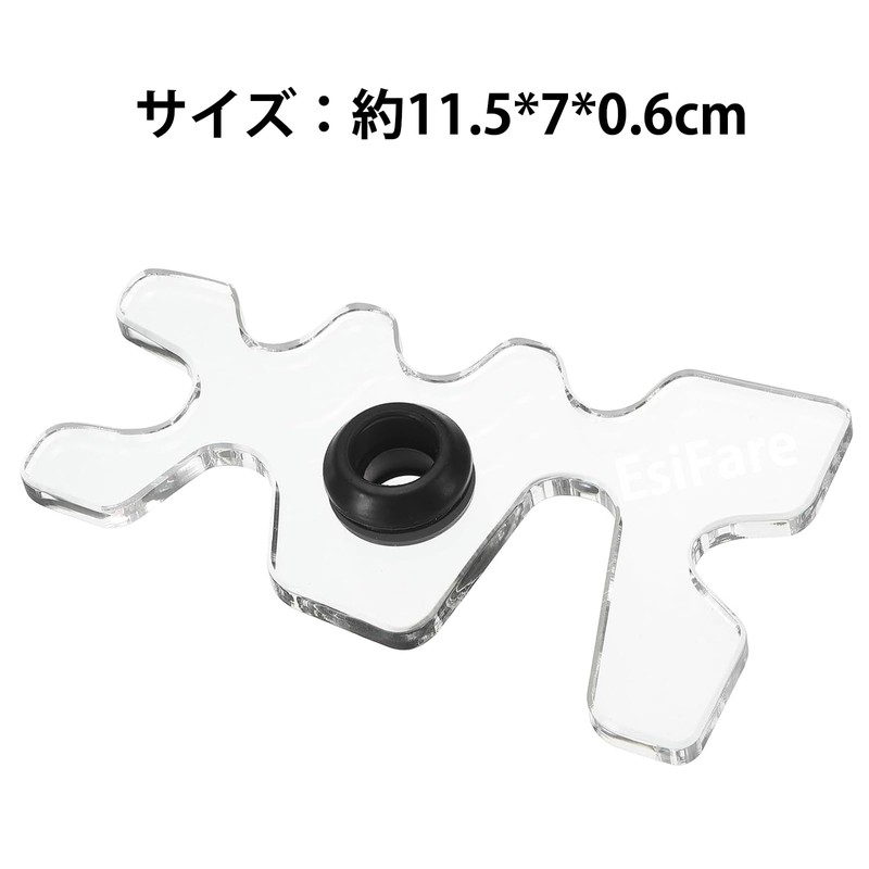 EsiFare Billiard Cue Bridge Head Clear Billiard Pool Cue Rack