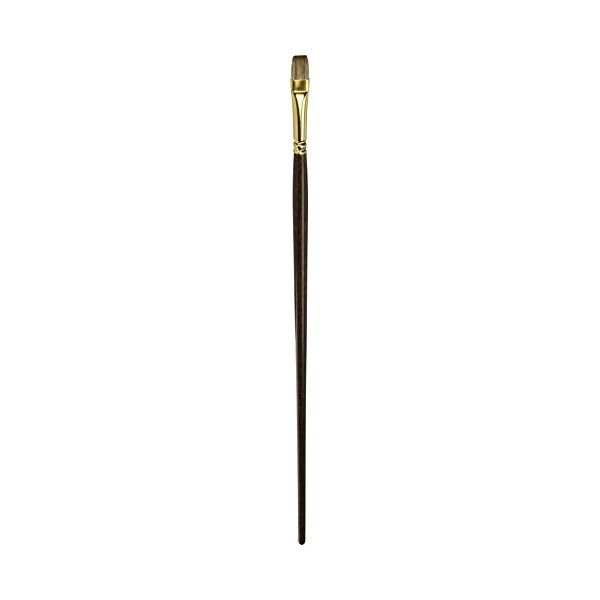 Winsor & Newton Monarch Flat Long Handle Brush, Size 8