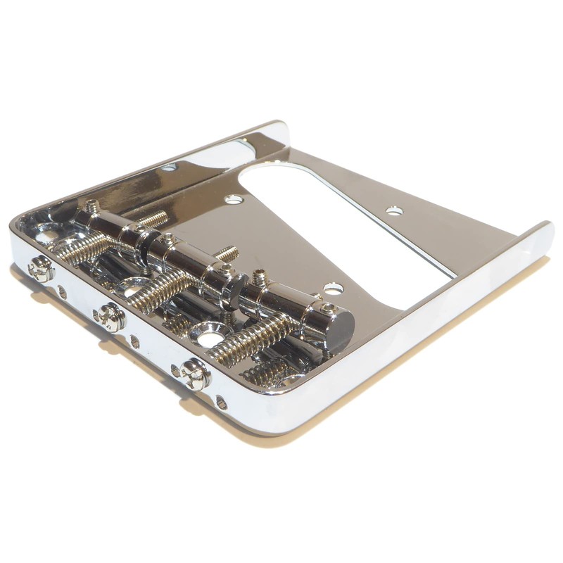 Telecaster Electric guitar bridge in chrome, ashtray type tele