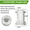 316557300 Light Lens Cover fit for Frigidaire Oven Range Cooktop