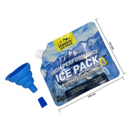 Huniox® Ice Packs - Kühlakkus für Kühlbox - Kühlpacks Gel - Kühlakku Flach - Kühlakkus Gel - Coolpacks Gel - Kühl Akku - Kühlakkus Groß - Kühlpads Gel - Mini Kühlakku
