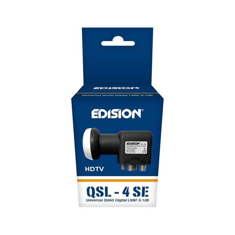 Edision Quad LNB 4 Subscriber Quattro Switch LNC Full HD