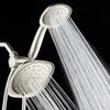 AquaDance Luxury Square High-Pressure Giant 7.3" Rain Shower Head/Handheld Spa