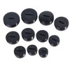 Carbon Brush Cover TAODAN 24PCS 12Size Black Plastic Carbon Brush