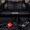 Black & Brown Full Set Leather 5-Seats Front Rear Protector