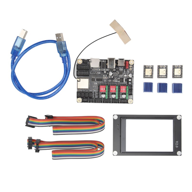 3D Printer Motherboard Kit Laser Engraver Control Board 32bit Wifi