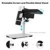 LINKMICRO LM203 Handheld LCD Digital Microscope with Metal Stand, 4