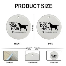 Black Labrador Ornaments - Black Labrador Retriever Gifts, Unique Dog Gifts for Dog Lovers, Dog Mom Gifts for Women, Dog Gifts for Owners, Dog Decorations for The Home, Dog Room Decor,Dog Decor 890-BH