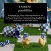 MACKENZIE-CHILDS Forget-Me-Not Chick, Cute Baby Chicken Figurine, Spring and Easter