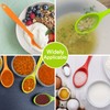 Armrouns 4pcs Small Silicone Spoons Nonstick Kitchen Spoon Silicone Serving
