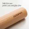 GOBAM Wood Rolling Pin, Medium - Dough Roller for Pasta,