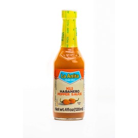 La Anita Mild Habanero Pepper Sauce 4oz (120ml)