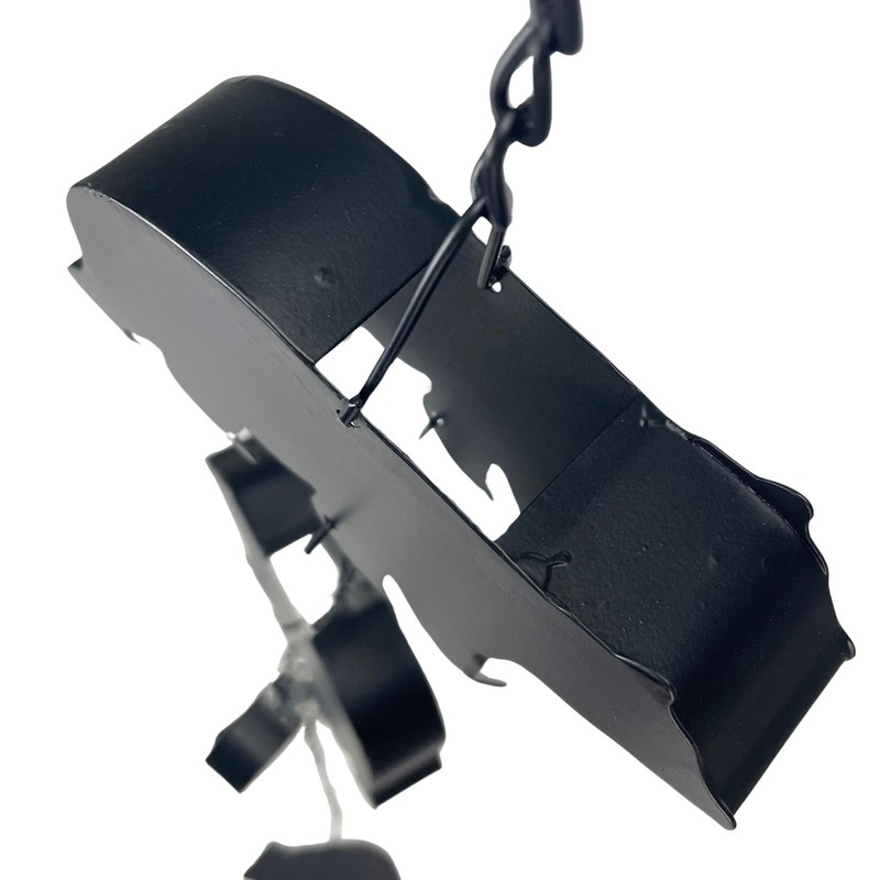 Black Bear Rain Chain - 75 inches Long with 8
