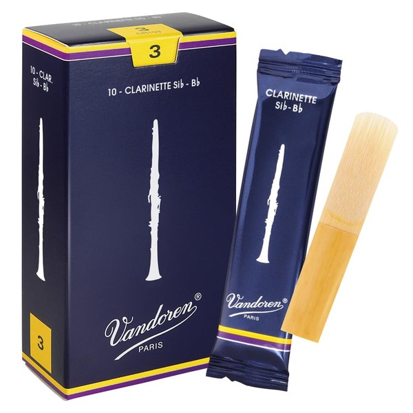 Vandoren Vandoren CR103 Bb Clarinet Traditional Reeds Strength 3; Box