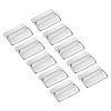 sourcing map Chest Handles, 10Pcs - Stainless Steel Folding Handle,