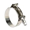 ISPINNER 2 Pack 3.5 Inch Stainless Steel T-Bolt Hose Clamps,
