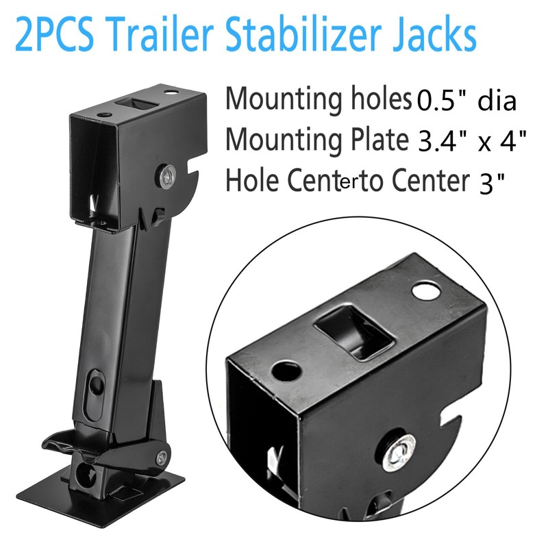 Yesland 2 Pack Trailer Stabilizer Jacks, Telescoping RV Camper Accessories
