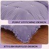 HARBOREST King Comforter & Pillow Shams - Lavender, Fluffy King