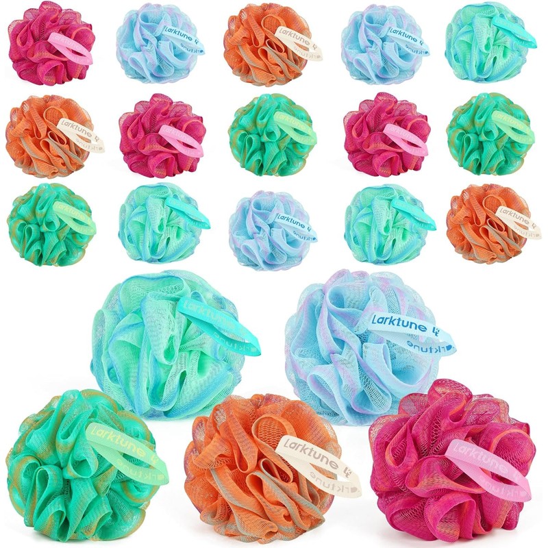 Pack De 20 Mini Esponjas De Baño De Lufa De