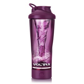 VOLTRX Premium Electric Protein Shaker Bottle, Made with Tritan - BPA Free - 24 oz Vortex Portable Mixer Cup/USB C Rechargeable Shaker Cups for Protein Shakes