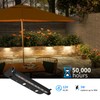 Kwinmyso 8-Packs 3W 7 Inch LED Hardscape Paver Lighting,12V AC/DC